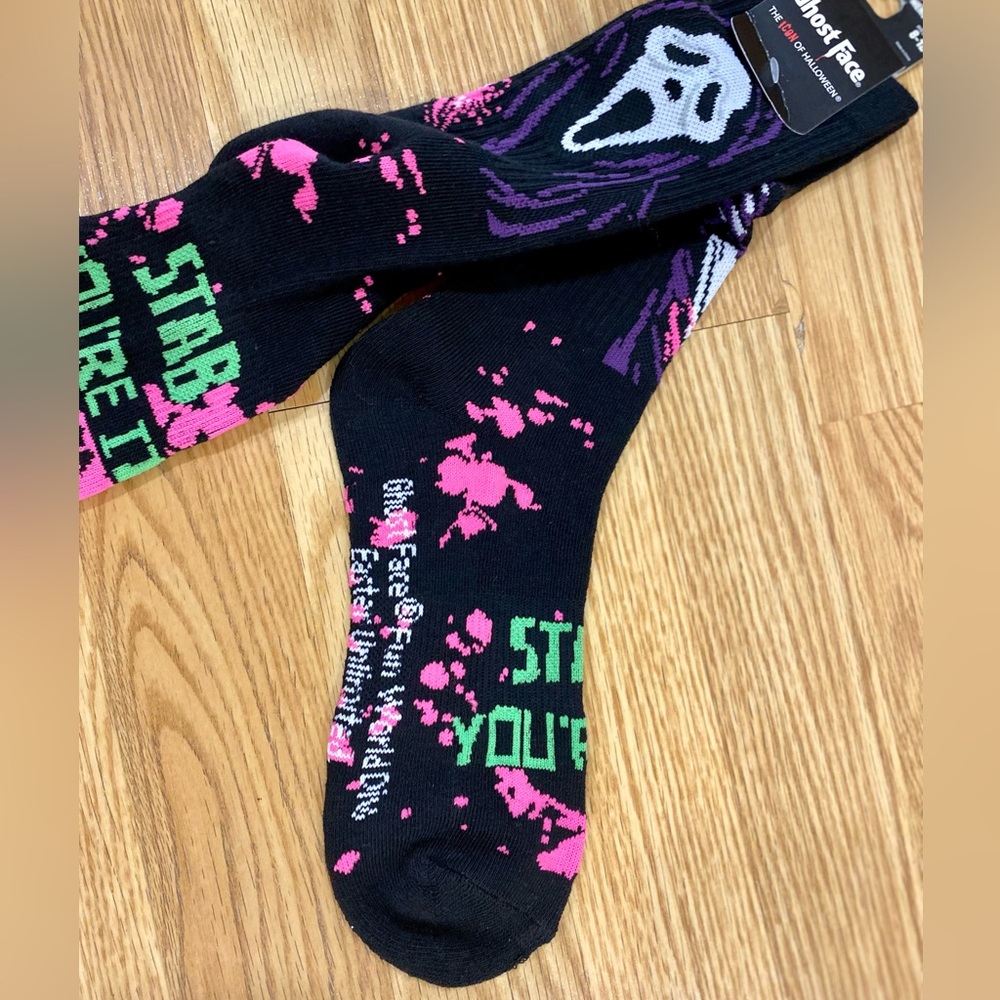 Stab your It! 👻 🔪 Gorpore GHOST FACE socks unisex